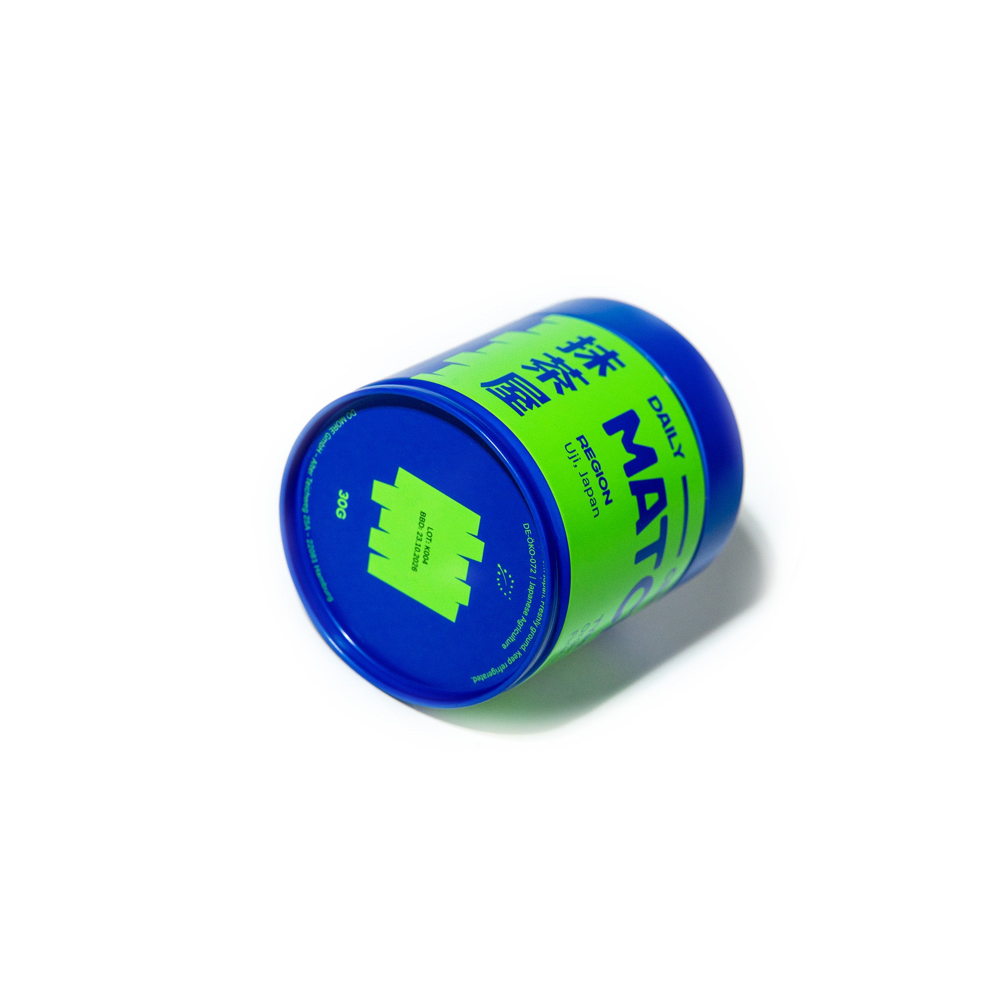 Night Code Bio Ceremonial Matcha Detailaufnahme