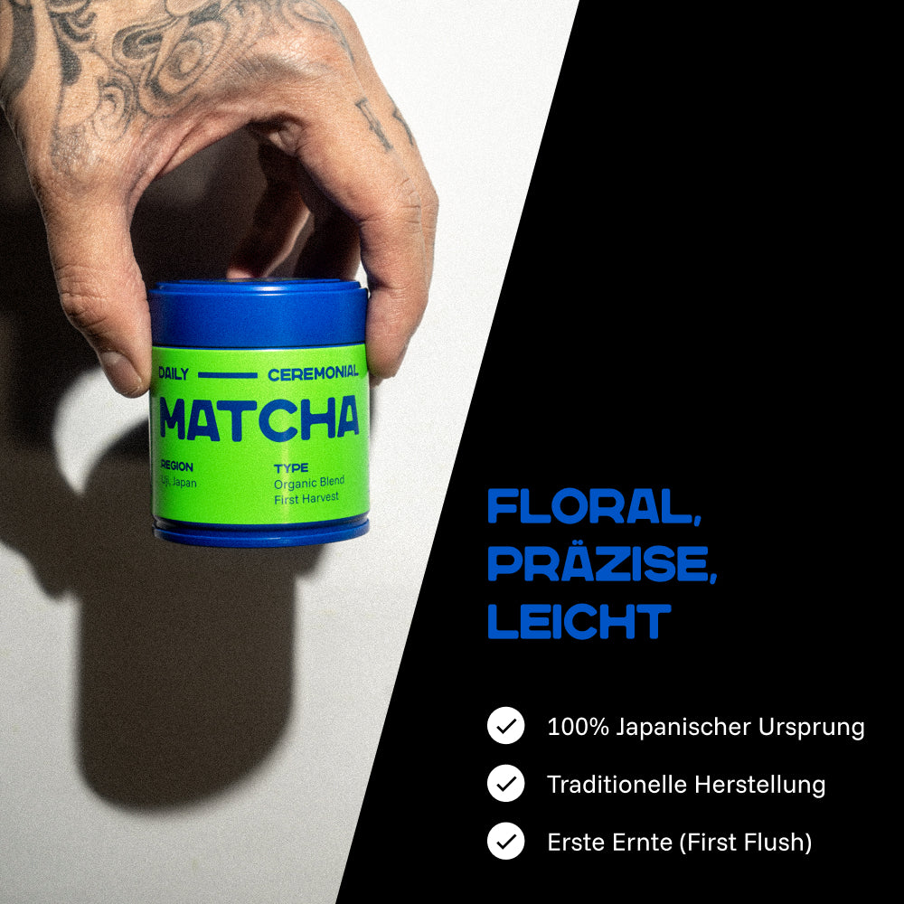 Night Code Bio Ceremonial Matcha aus Japan